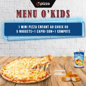 En livraison - Menu O'Kids