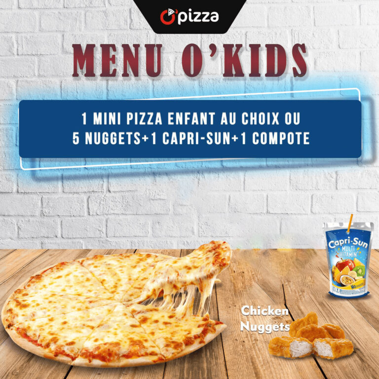 En livraison - Menu O'Kids