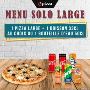 En livraison - Menu Solo Large