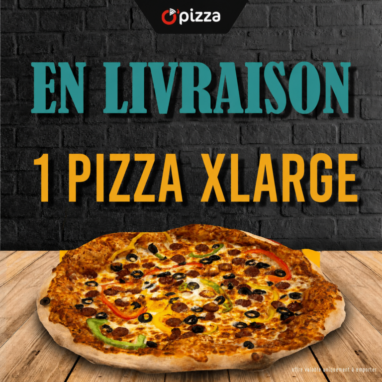 En Livraison - 1 Pizza XLarge