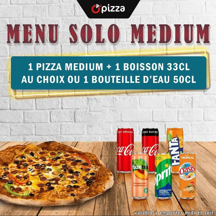 A emporter - Menu Solo Medium