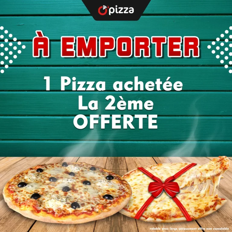 A emporter - 1 Achetée 1 Offerte Large