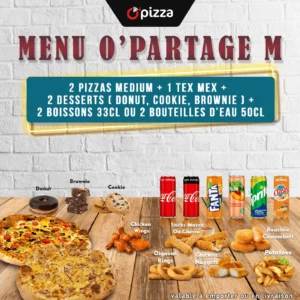 En livraison - Menu O'Partage M