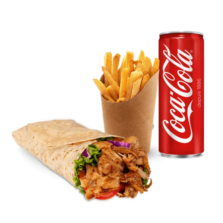 A emporter - Menu Yufka + Frites + Boisson 33 cl