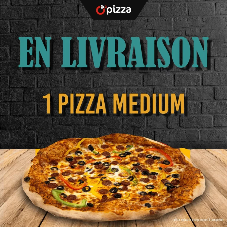 En livraison - 1 Pizza Medium