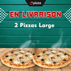 En livraison - 2 Pizzas Large