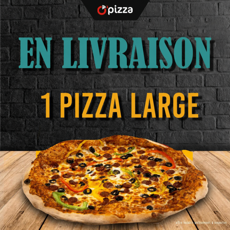 En Livraison - 1 Pizza Large